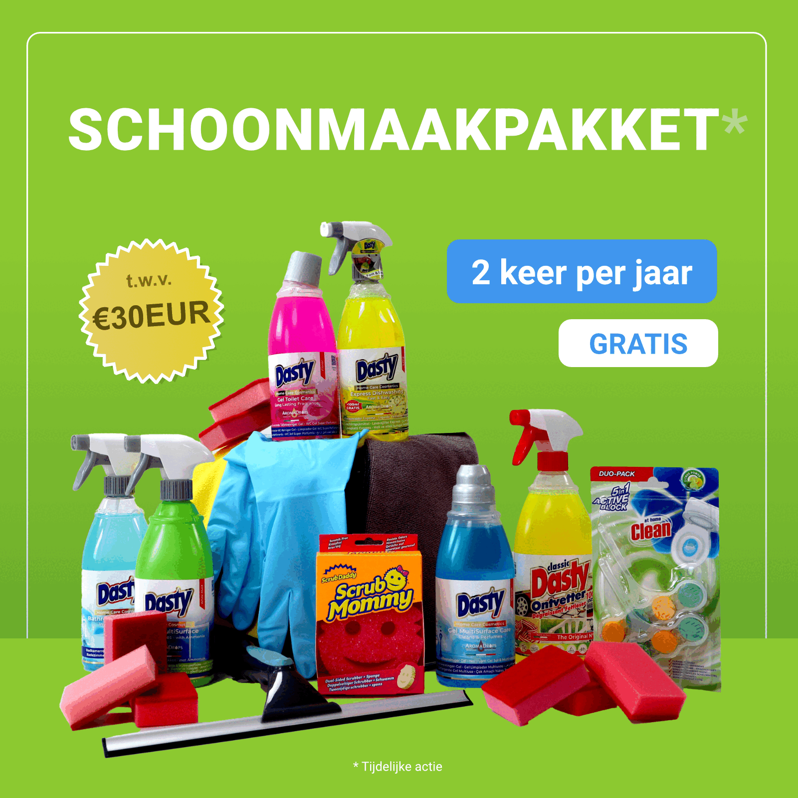 Wibra schoonmaakpakket